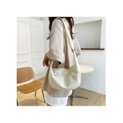 Casual Canvas Solid Large Shoulder Bags Casual Canvas Solid Large Shoulder Bags