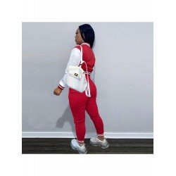 Baseball Coats Matching 2 Piece Outfit Sets For Women