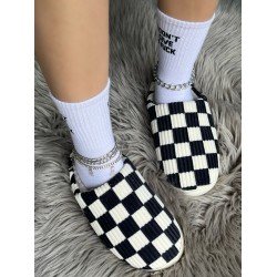 Indoor Spring Winter Grid Slide Sippers Indoor Spring Winter Grid Slide Sippers