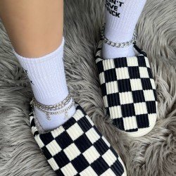 Indoor Spring Winter Grid Slide Sippers