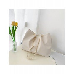 PU Pure Color Large Capacity Women's Bag  PU Pure Color Large Capacity Women's Bag