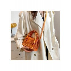 PU Pure Color Stone Pattern Women's Versatile Bag  PU Pure Color Stone Pattern Women's Versatile Bag