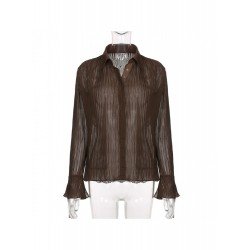 2024 See Through Pure Color Women's Top  2024 See Through Pure Color Women's Top