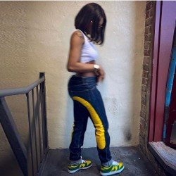  2024 Low Waist Printed Women's Denim Jeans