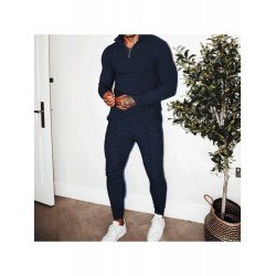 Casual Pure Color Men's Long Suits  Casual Pure Color Men's Long Suits