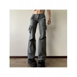 Street Zip Hem Straight Leg Cargo Jean Street Zip Hem Straight Leg Cargo Jean