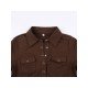  Fashion Pure Color Turndown Neck Women's Shirts
