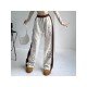  2024 Casual Letter Printing Women's Long Pants