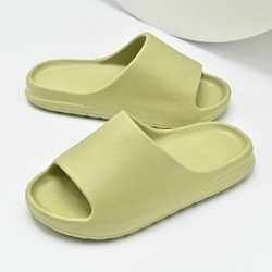 Pure Color Round Toe Women's Flat Slippers  Pure Color Round Toe Women's Flat Slippers