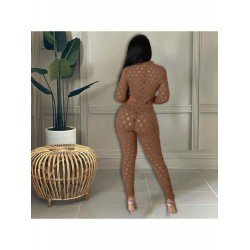 Sexy Hollowed Out Ripped Nightclub Jumpsuit  Sexy Hollowed Out Ripped Nightclub Jumpsuit