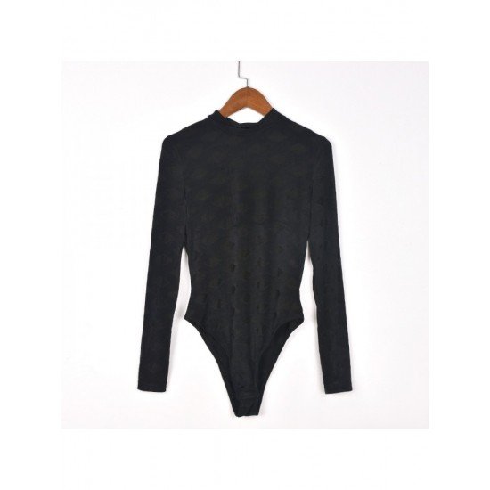  2024 Spring Slim Gauze Women's Long Sleeve Jumpsuit