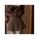  2024 Pure Color Women's Pleated Skirt