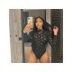  2024 Spring Slim Gauze Women's Long Sleeve Jumpsuit