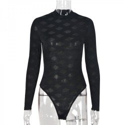  2024 Spring Slim Gauze Women's Long Sleeve Jumpsuit