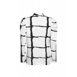 Fashion Puff Shoulder Women's Long Sleeve Suit Jacket Fashion Puff Shoulder Women's Long Sleeve Suit Jacket