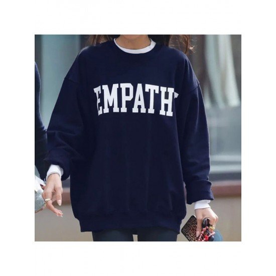  2024 Autumn Round Neck Letter Printing Sweater
