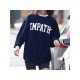  2024 Autumn Round Neck Letter Printing Sweater