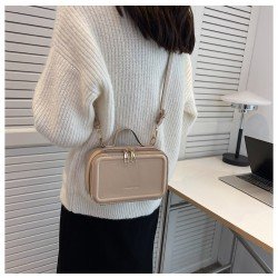  Women's PU Pure Color Simple Satchels