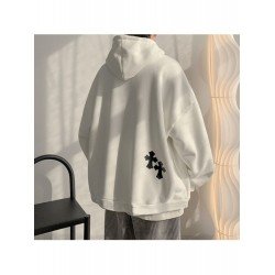 Fall Men's Casual Cross Printing Hooded Sweater  Fall Men's Casual Cross Printing Hooded Sweater