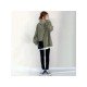  2024 Autumn Hooded Pure Color Women's Casual Sweater