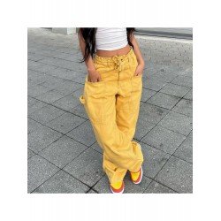 Casual Pure Color Pocket Women's Long Pants Casual Pure Color Pocket Women's Long Pants