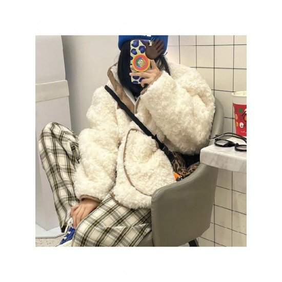  2024 New Winter Lamb Wool Women's Jacket