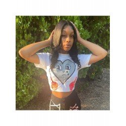  Women's Casual Round Neck Printing T-shirt