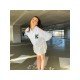  2024 Fall New Letter Embroidery Women's Hoodie