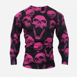 Casual Loose Round Neck Skull Printing Men's Sweatshirt  Casual Loose Round Neck Skull Printing Men's Sweatshirt