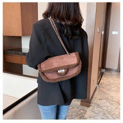  2024 New Fashion Plush Women's Shoulder Bag