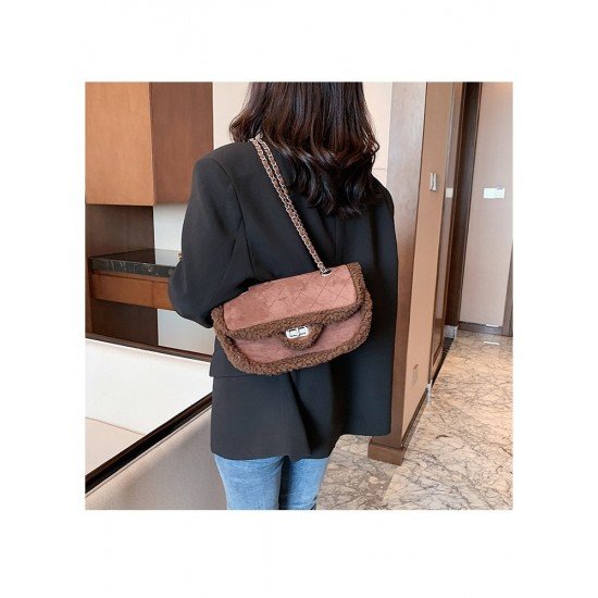  2024 New Fashion Plush Women's Shoulder Bag
