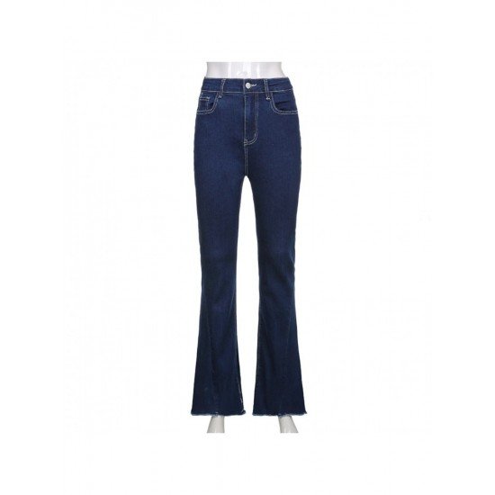 Vintage Blue Flare Jean Trousers