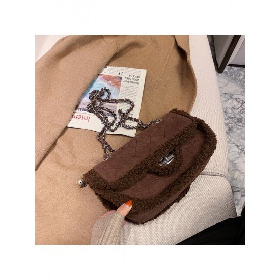  2024 New Fashion Plush Women's Shoulder Bag