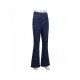 Vintage Blue Flare Jean Trousers
