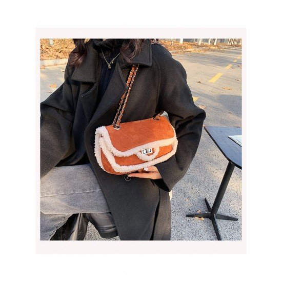  2024 New Fashion Plush Women's Shoulder Bag