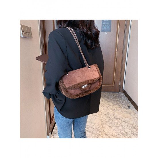  2024 New Fashion Plush Women's Shoulder Bag