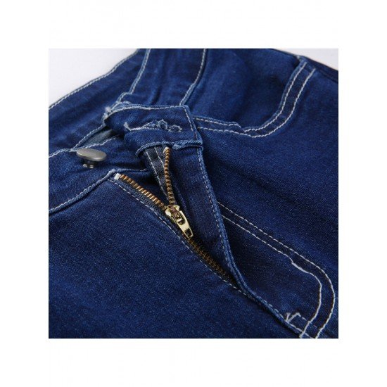 Vintage Blue Flare Jean Trousers