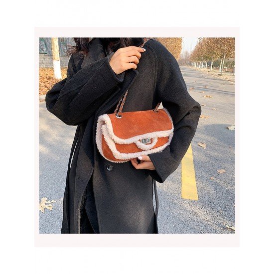  2024 New Fashion Plush Women's Shoulder Bag