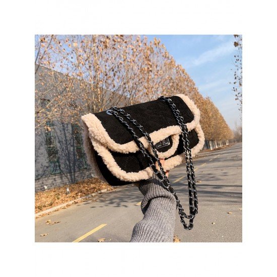  2024 New Fashion Plush Women's Shoulder Bag