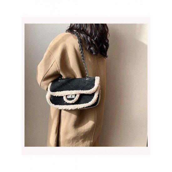  2024 New Fashion Plush Women's Shoulder Bag