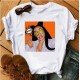 Women Street Graphic Summer White T Shirts