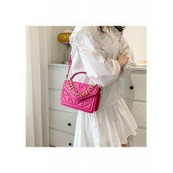 Fashion Simple PU Rhombus Lattice Chain Bag  Fashion Simple PU Rhombus Lattice Chain Bag