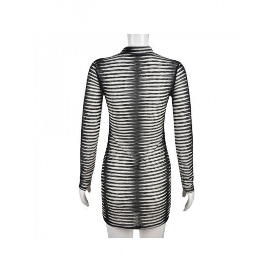  2024 Sexy Skinny Round Neck Short Dress
