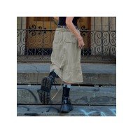  2024 Summer Pure Color Split Women's Skirt