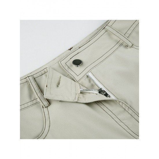  2024 Summer Pure Color Split Women's Skirt