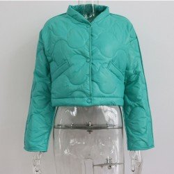  2024 Pure Color Casual Women's Down Coats