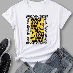 Emoji Slime Face Summer White T Shirts