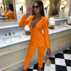 OL Style Blazer Coat And Trousers Sets