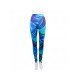  2024 Summer Blue Printing Long Pants For Women