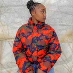 2024 Winter Camouflage Long Sleeve Cotton Jacket